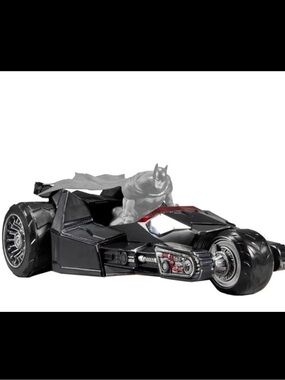 Batman Black Batmobile bat-raptor Ride-On Toy w/ Figure DC Multiverse McFarlane